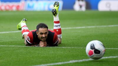 Centre forward: Danny Ings (Southampton) – Showed why he has won back his place in the Saints side by scoring for a fourth consecutive game in the draw with Wolves. Reuters