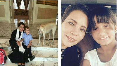 Photo from the official Instagram feed of Princess Haya bint Al Hussein. Princess Haya bint Al Hussein and her children have donated Dh145 million to the Tkiyet Um Ali charity in Jordan. Courtesy official Instagram feed of Princess Haya bint Al Hussein