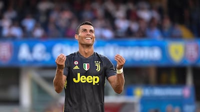 Cristiano Ronaldo had a winning start to life at Juventus. AFP