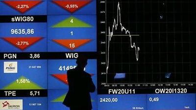 Pinpoint forecasting of market directions may be difficult, if not impossible.Above, a man looks at the index at the Warsaw Stock Exchange. Peter Andrews / Reuters
