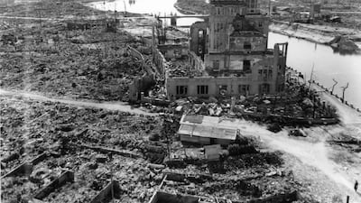 It's unfortunate that the world has not taken any lesson from the the bombing of Hiroshima and Nagasaki in 1945, says Jamal Sanad Al Suwaidi. AFP