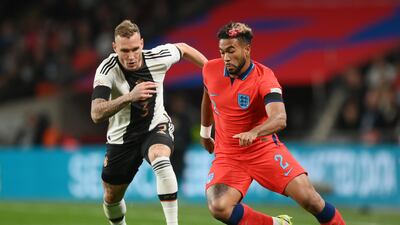 David Raum 8: Left-back helped helped keep Foden very quiet and was no surprise the Manchester City man was taken off in second half. Also helped to restrict James’ attacking threat. Impressive performance from RB Leipzig player. Getty