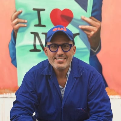 Sultan Bin Fahad says his solo exhibition was inspired by a conversation with a friend. Photo: Sultan Bin Fahad