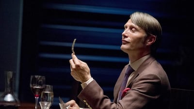 Mads Mikkelsen as Hannibal Lecter in the TV series Hannibal. Brooke Palmer / AP Photo / NBC