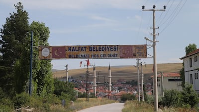 The road into Kalfat, a small village in Turkey's Anatolian plateau EPA Special Commission