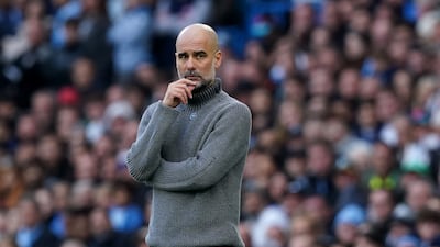 Manchester City manager Pep Guardiola is expecting a tough challenge from Manchester United in the derby. PA