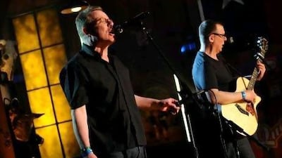 Craig Reid and Charlie Reid of The Proclaimers. Sasha Haagensen/Getty/AFP