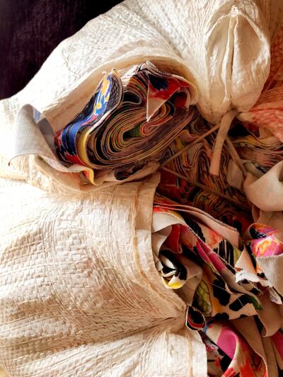 Scrap fabric at The Kujuwa Initiative, ASOS Foundation
