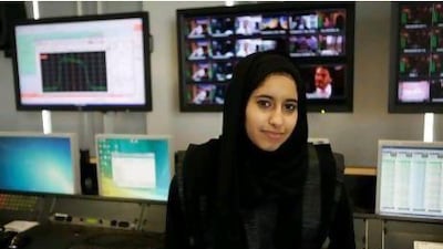 The prize-winner Fatima Al Dhaheri. Sammy Dallal / The National