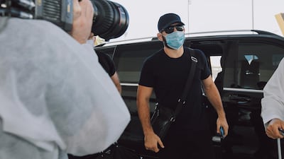 Khabib Nurmagomedov, the UFC lightweight champion, arrives at the W Abu Dhabi - Yas Island. The undefeated Russian headlines UFC 254 when he takes on Justin Gaethje. All images courtesy UFC
