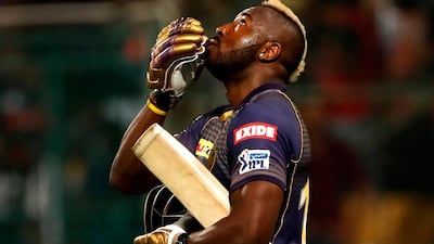 Kolkata Knight Riders all-rounder Andre Russell hit some humdingers in the 2019 IPL season. AP Photo