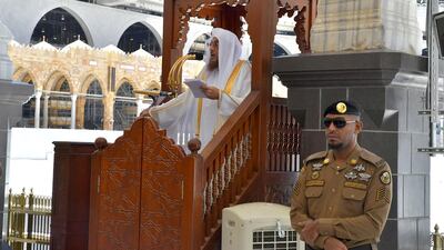 Friday prayers in the Grand Mosque in the holy city of Makkah, Saudi Arabia. Reuters