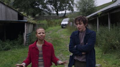 Myha'la Herrold and Samuel Blenkin as Pia and Davis in Loch Henry