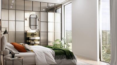 A trackside residence bedroom.