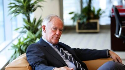 Tim Clark said in his letter that Emirates’ Chicago-Dubai non-stop flight alone accounts for $200 million in annual economic benefits for the Chicago area. Pawan Singh / The National