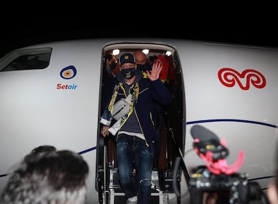 German midfielder Mesut Ozil arrives in Istanbul to sign for Fenerbahce