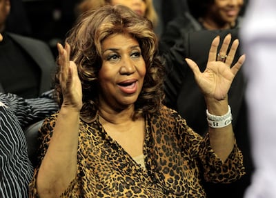 Aretha Franklin in February 2011. The beloved 'Respect' singer died in August 2018. EPA