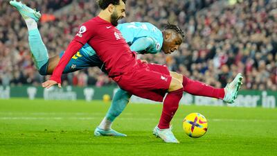 Mohamed Salah - 7 The Egyptian tested Bazunu and was somewhat unfortunate not to score. He made sure the defence could never settle. AP