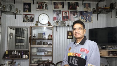 Saleem Raza played a starring role in the UAE's only Cricket World Cup win against the Netherlands in 1996. Moazam Islam for The National