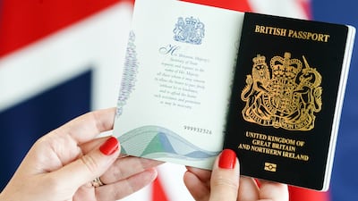 The new King Charles III UK passport will be rolled out this week. PA