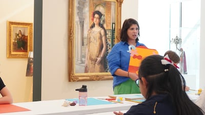 Emirati artist Noor Al Suwaidi receives a scholarship to pursue a master's degree in fine arts. Photo: Bassam Freiha Art Foundation