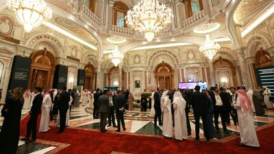 Participants arrive to attend the last day of the investment conference in Riyadh, Saudi Arabia October 25, 2018. REUTERS/Faisal Al Nasser