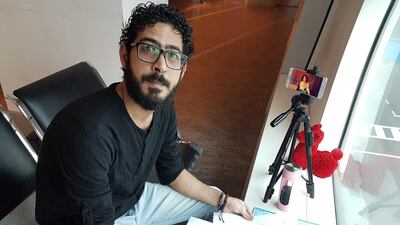 Hassan Al Kontar from a photo posted on his Twitter account.