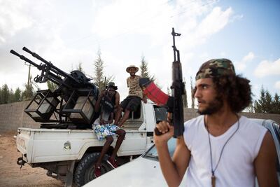 Turkey is a main backer of the Tripoli-based GNA in the Libyan civil war. EPA