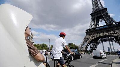 France's tourism and consumer sectors seems to be booming despite the country's overall stagnant economy. Miguel Medina / AFP