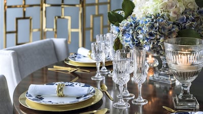 Ramadan tablespace inspiration from Indigo Home. Courtesy Indigo Home