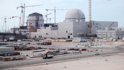 The first nuclear reactor at Barakah, in the Western Region, is set to go online next year. Christopher Pike / The National