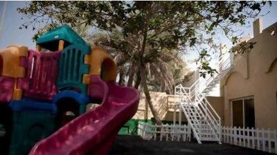 A new fire escape has been built at the Jigsaw nursery in Abu Dhabi.