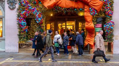 Shoppers flock to Fortnum & Mason in London during the busy Christmas period. Bloomberg