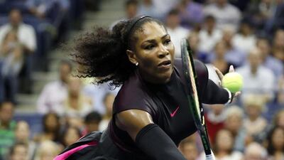 Serena Williams put on an impressive display to advance to the second round of the US Open. Jason Szenes / EPA