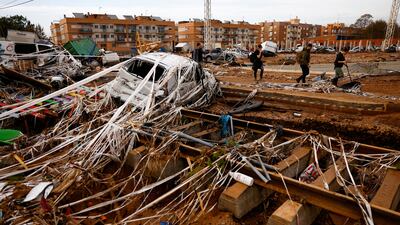 Flood damage in Alfafar. Authorities in Spain have been accused of failing to warn residents in time. Reuters