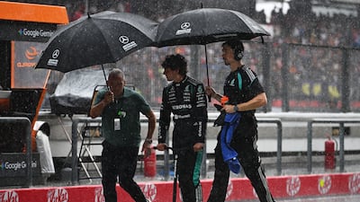 Kimi Antonelli of Mercedes before the race. Getty Images