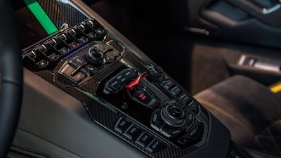 The new three-floor Lamborghini outlet is the marque's largest showroom in the world. Victor Besa for The National