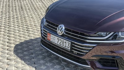 The Volkswagen Arteon in Abu Dhabi. Khushnum Bhandari for The National