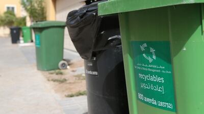 Residents say they need more information to effectively recycle rubbish. Christopher Pike / The National