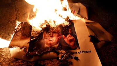America has been the subject of anger in many countries since US President Donald Trump recognised Jerusalem as Israel's capital. EPA/ABED AL HASHLAMOUN