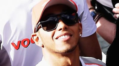 McLaren driver Lewis Hamilton