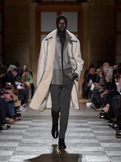 Nichanian’s final menswear collection for Hermes is characteristically elegant. Photo: Hermes