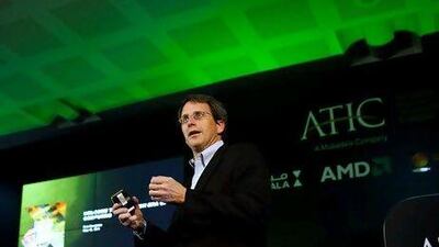 Rick Bergman, the senior vice president of AMD, said the company's new micropocessor would be available globally next month. Andrew Henderson / The National