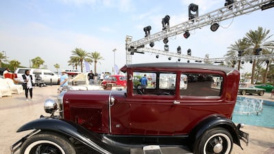 A 1931 Ford transports visitors back in time.