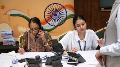 The Indian consulate in Dubai is among the missions across the UAE that have set up 24/7 helplines. Antonie Robertson / The National