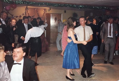 The sailing club was a popular venue for dances and New Year's Eve parties, like this one in the 1980s. Courtesy Michelle Leboutte