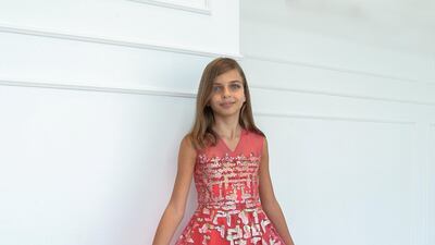 A look from Rami Al Ali's debut childrenswear collection