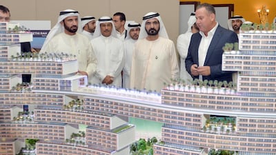 Sheikh Mohammed has praised a host of new projects in Dubai. Courtesy Wam