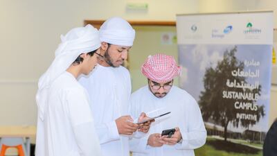 The e-Green initiative aims to educate the public about the environment. Photo: Environment Agency Abu Dhabi