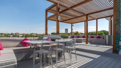 The property comes with an expansive roof deck. Courtesy LuxuryProperty.com